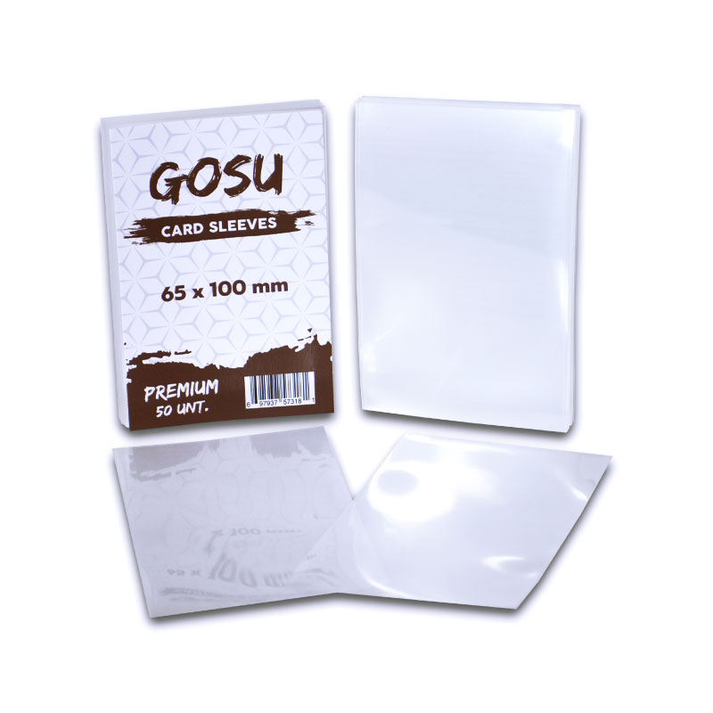 FUNDA GOSU 65 X 100 MM (50 PR.)