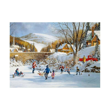 HOCKEY ON FROZEN LAKE 1000PCS