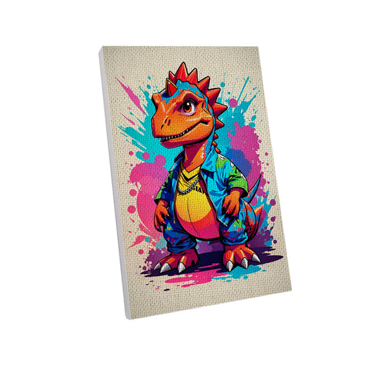 [OP] SPLASHED DINO 20X30CM